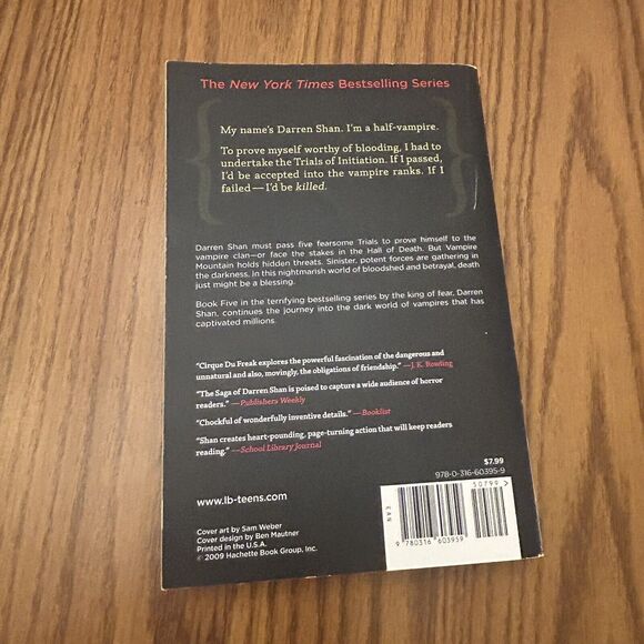 Cirque Du Freak Series Paperbooks by Darren Shan #4 5 7 8 and 11 - Lot Of 5 - Picture 5 of 16